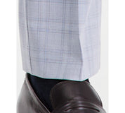 Tommy Hilfiger Mens Modern fit Dress Pants 34 / 30 Blue Plaid