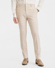 Tommy Hilfiger Mens Modern fit Dress Pants 32 / 30 Light Tan Plaid