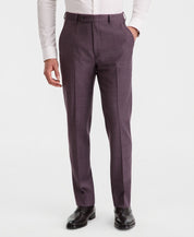 Calvin Klein Mens Slim fit Wool Dress Pants 32 / 32 Purple Solid