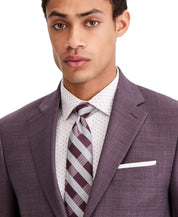 Calvin Klein Mens Slim fit Wool Suit Jacket Blazer 40 R Purple Solid