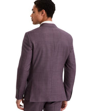 Calvin Klein Mens Slim fit Wool Suit Jacket Blazer 40 R Purple Solid