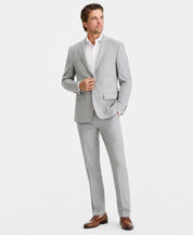 Calvin Klein Mens Slim fit Wool Suit Jacket Blazer 42 L Light Gray Plaid