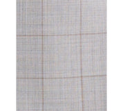 Michael Kors Mens Classic fit Wool Suit Jacket Blazer 42 S Gray Tan Windowpane