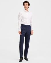 Michael Kors Mens Classic fit Dress Pants 32 / 32 Navy Blue Pinstripe