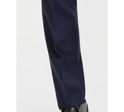 Michael Kors Mens Classic fit Dress Pants 32 / 32 Navy Blue Pinstripe