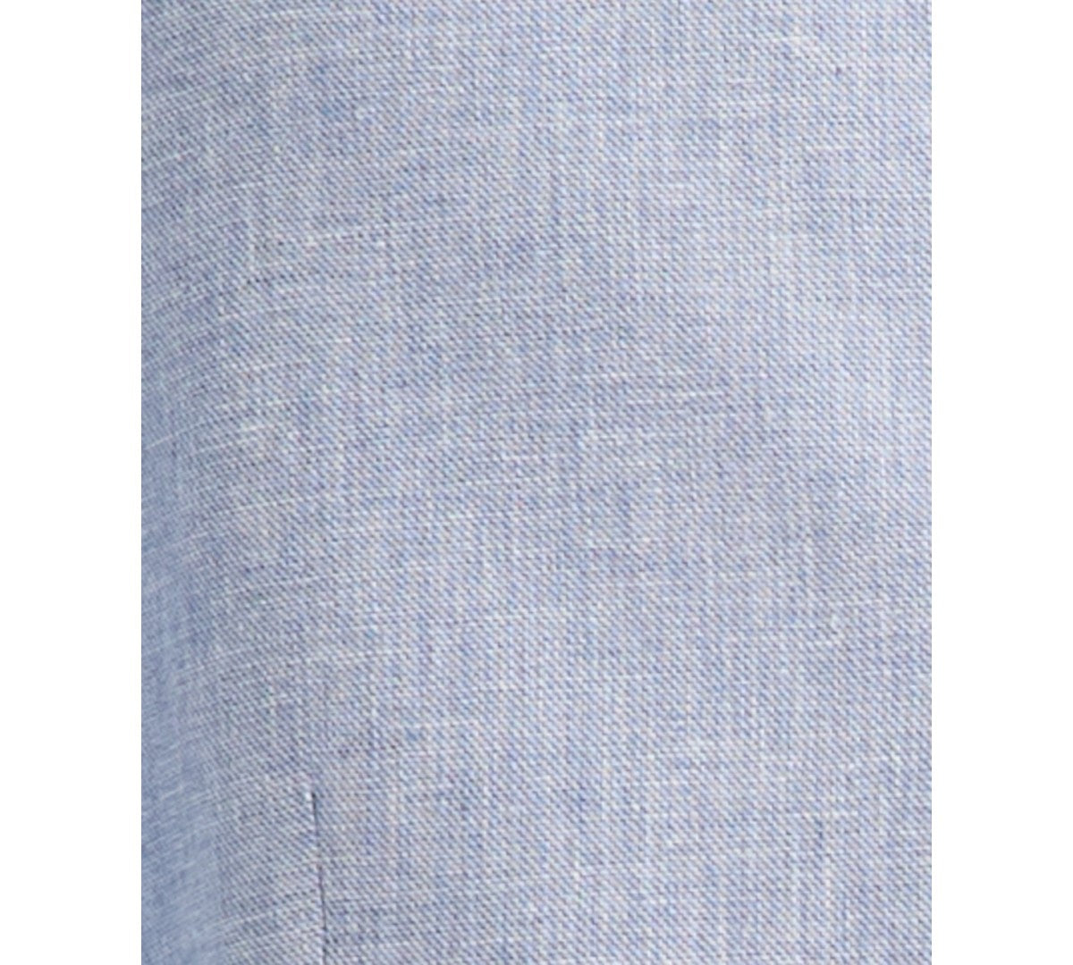 Bar Iii Men's Slim-Fit Linen-Blend Suit Separates Vest Medium Light Blue
