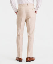 Bar Iii Mens Slim fit Linen Cotton Dress Pants 30 / 32 Beige Solid