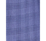 Bar Iii Mens Slim fit Linen Cotton Suit Jacket Blazer 42 R Blue Plaid