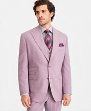 Tayion Mens Classic fit Suit Jacket Blazer 40 S Coral Pink Solid