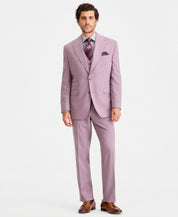 Tayion Mens Classic fit Suit Jacket Blazer 40 S Coral Pink Solid