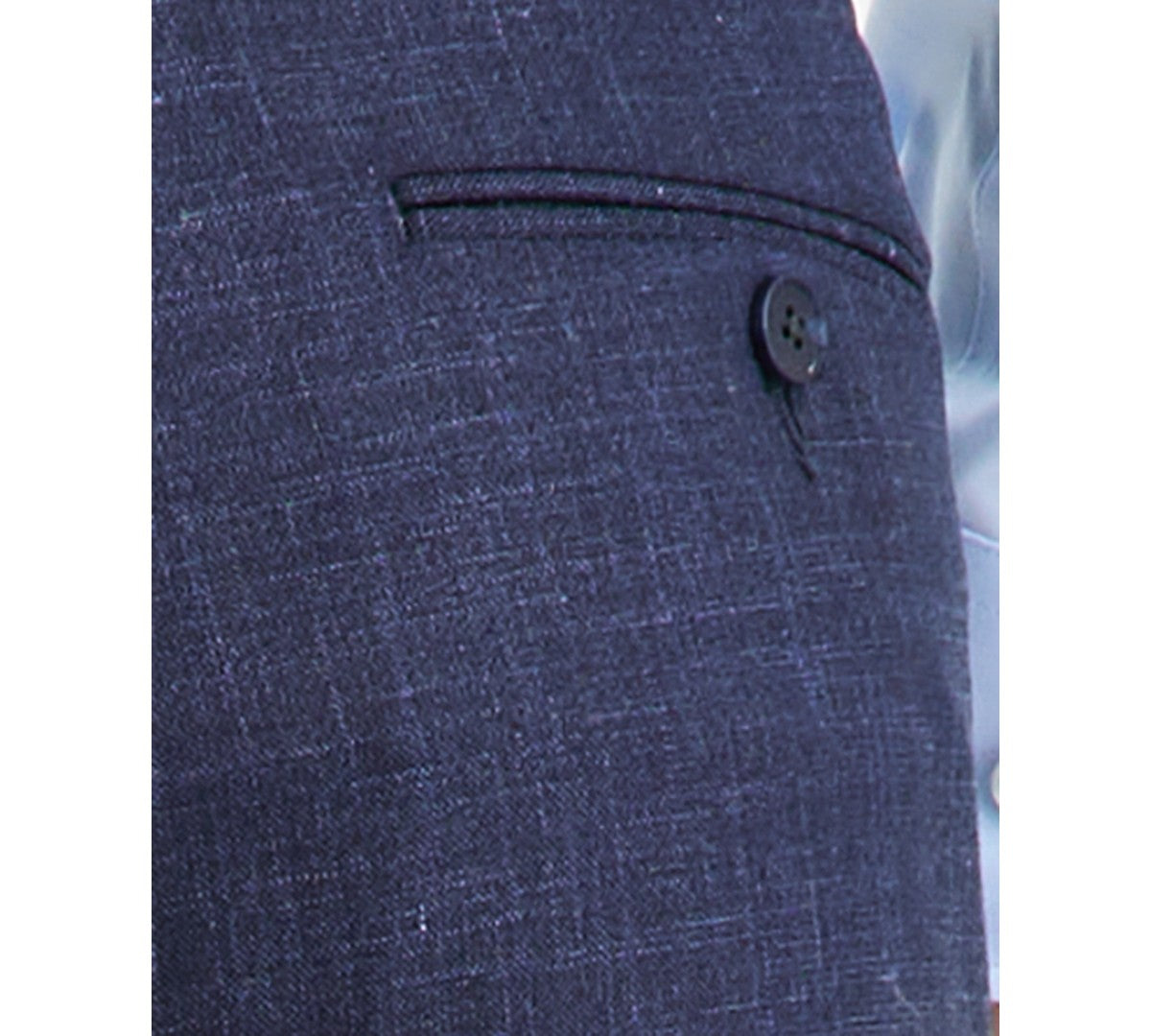 Calvin Klein Mens Slim fit Dress Pants 34 / 30 Blue Solid