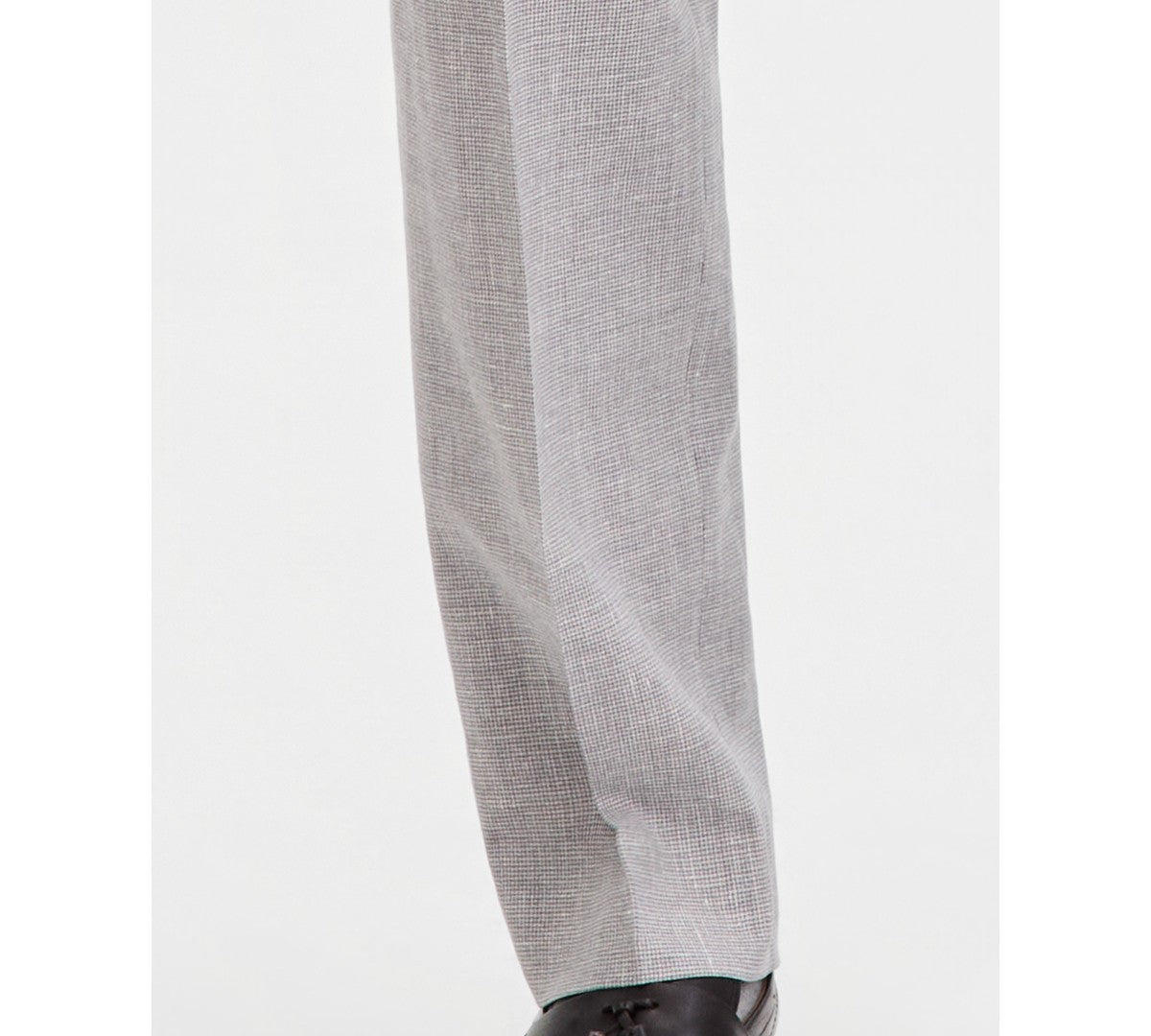 Michael Kors Mens Classic fit Wool Linen Dress Pants 36 / 30 Gray Check