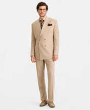 Tayion Mens Classic fit Wool Suit Jacket Blazer 42 L Light Tan Solid
