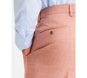 Tayion Mens Classic fit Dress Pants 34 / 32 Terracotta Brown Solid