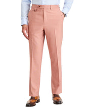 Tayion Mens Classic fit Dress Pants 38 / 32 Terracotta Orange  Solid