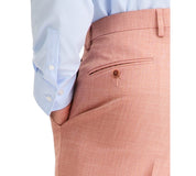 Tayion Mens Classic fit Dress Pants 38 / 32 Terracotta Orange  Solid