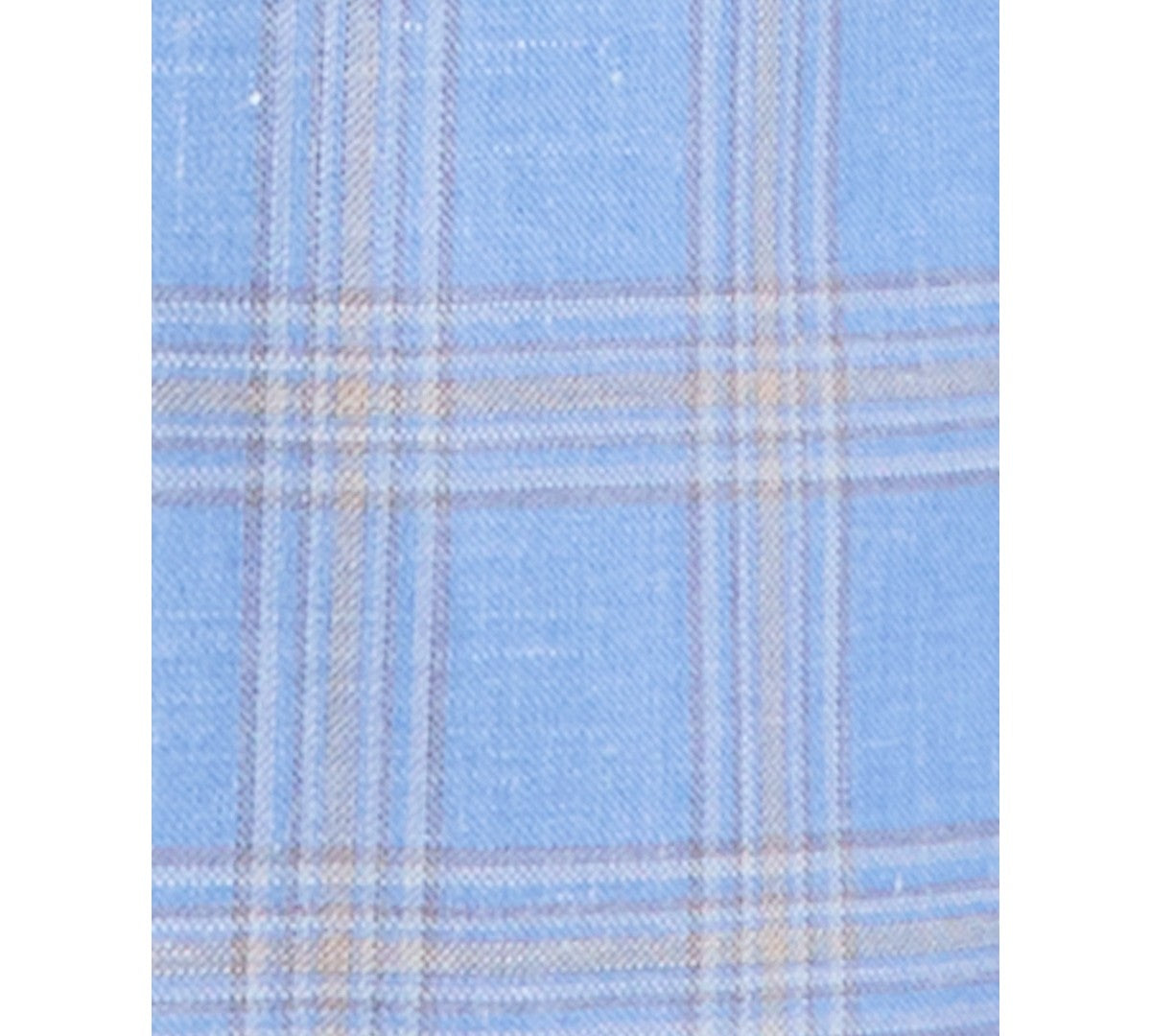 Michael Kors Mens Classic fit Wool  Linen Sport Coat Blazer 38 S Blue Tan Plaid