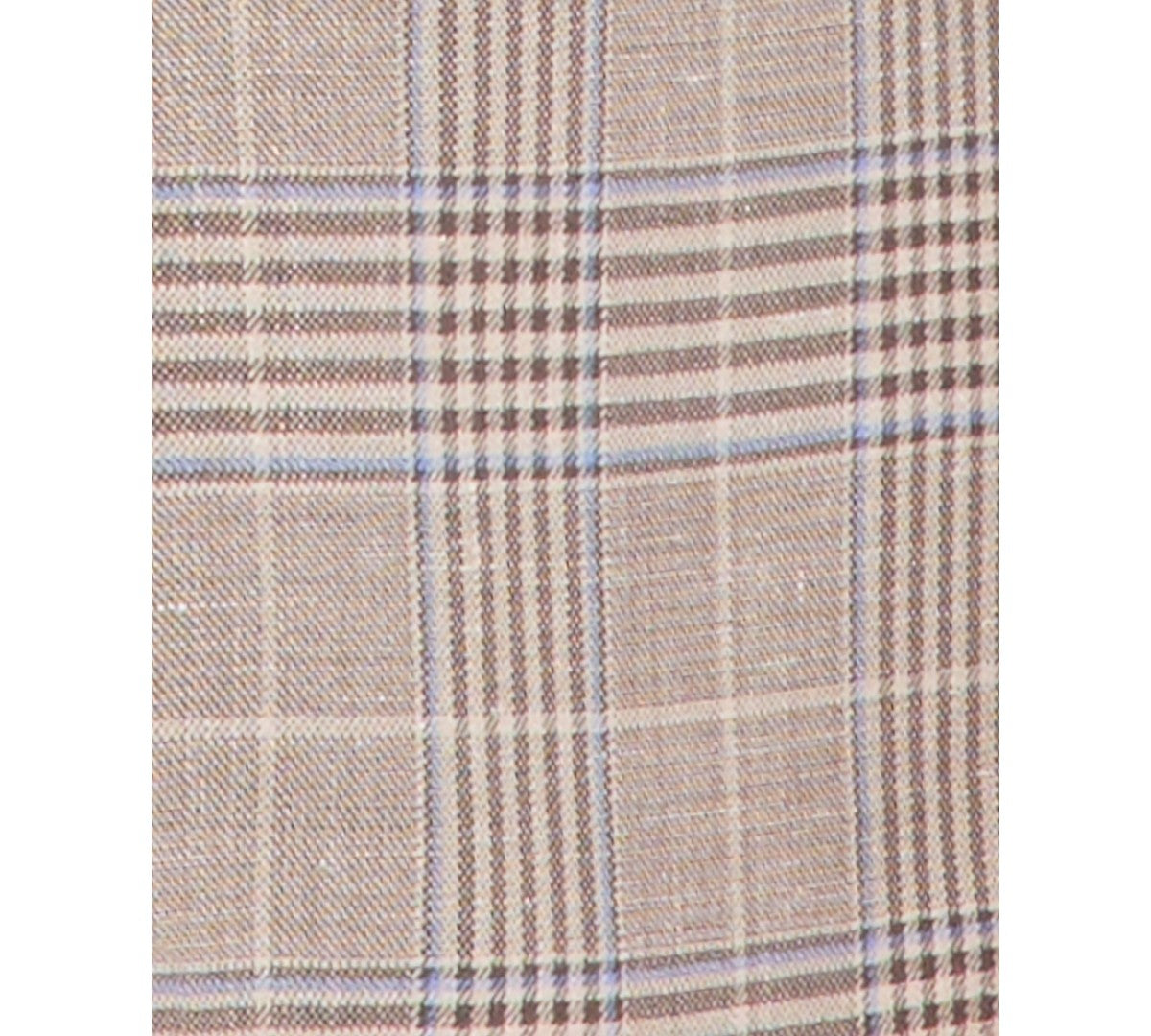Michael Kors Mens Classic fit Wool Linen Sport Coat Blazer 46 R Brown Plaid