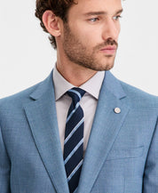 Ted Baker Mens Modern fit Wool Suit Jacket Blazer 40 S Light Blue Solid