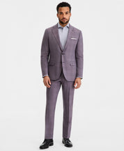 Ted Baker Mens Modern fit Wool Suit Jacket Blazer 42 R Purple Plaid