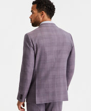 Ted Baker Mens Modern fit Wool Suit Jacket Blazer 42 R Purple Plaid