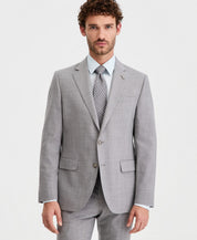 Ted Baker Mens Modern fit Wool Linen Suit Jacket Blazer 42 R Light Gray Solid