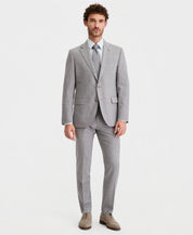 Ted Baker Mens Modern fit Wool Linen Suit Jacket Blazer 42 R Light Gray Solid