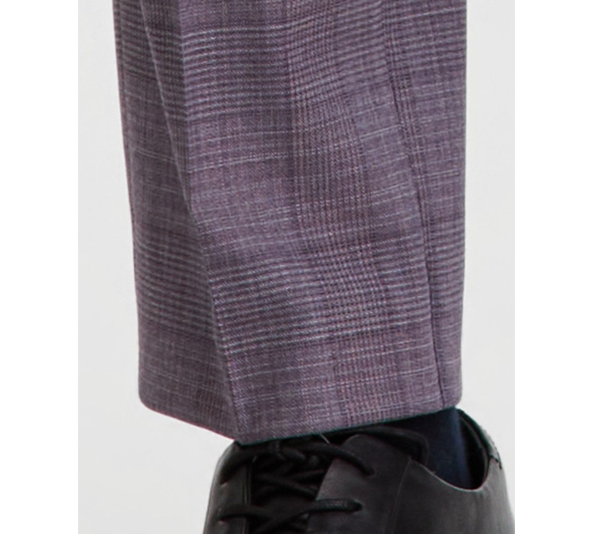 Ted Baker Mens Modern fit Wool Dress Pants 33 / 32 Purple Plaid