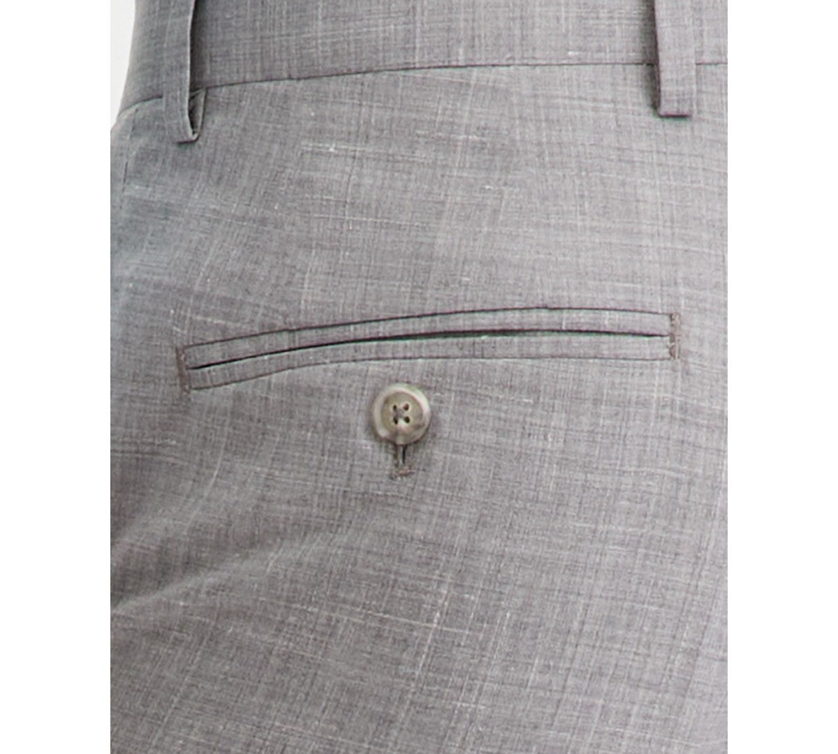 Ted Baker Mens Modern fit Wool Linen Dress Pants 30 / 32 Light Gray Solid