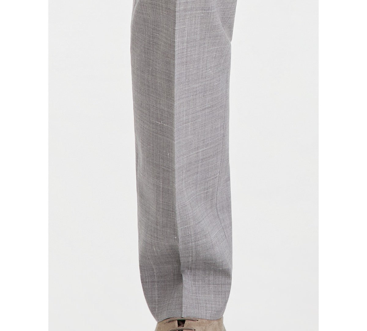 Ted Baker Mens Modern fit Wool Linen Dress Pants 30 / 32 Light Gray Solid