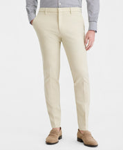 Tommy Hilfiger Mens Modern fit Dress Pants 30 / 32 Cream Solid Stretch