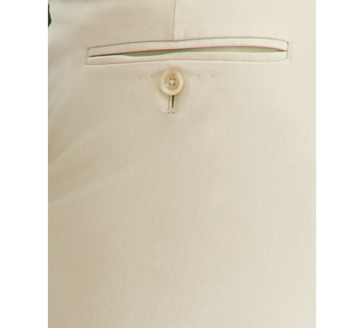 Tommy Hilfiger Mens Modern fit Dress Pants 30 / 32 Cream Solid Stretch