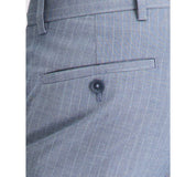 Kenneth Cole Mens Slim fit Dress Pants 33 / 30 Blue Striped
