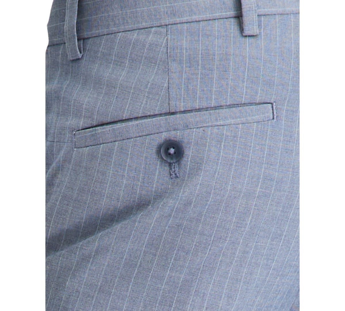 Kenneth Cole Mens Slim fit Dress Pants 34 / 29 Light Blue Striped