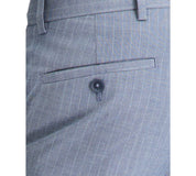 Kenneth Cole Mens Slim fit Dress Pants 34 / 29 Light Blue Striped
