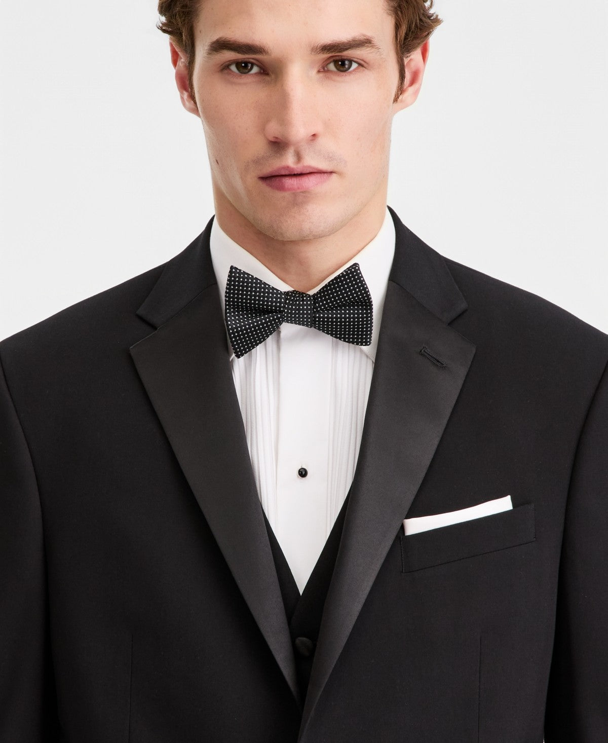 Kenneth Cole Mens Slim fit Tuxedo Jacket Blazer 38 S Black Solid
