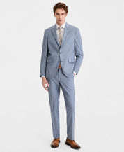 Kenneth Cole Mens Slim fit Suit Jacket Blazer 42 L Blue Pinstripe
