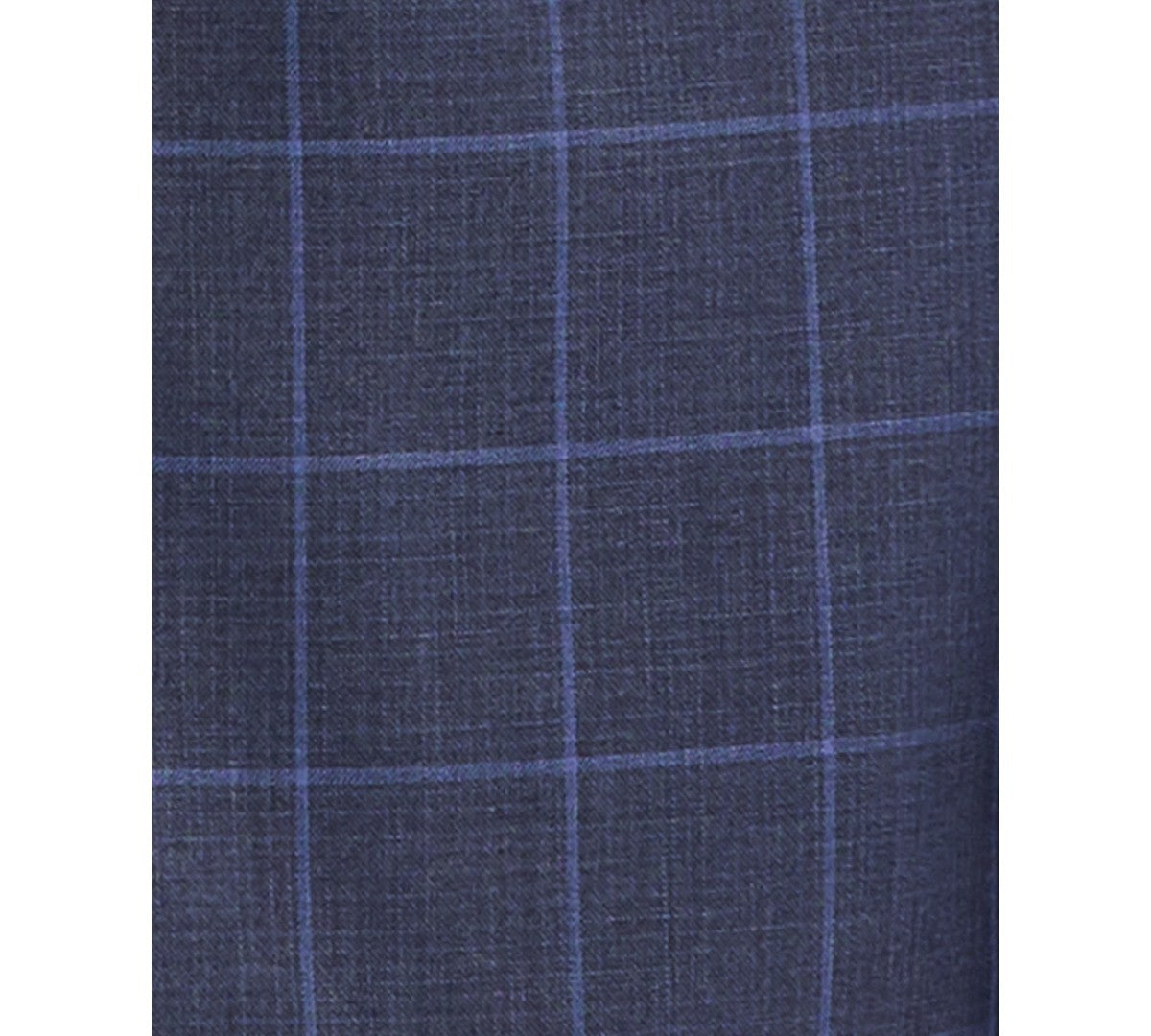 Kenneth Cole Mens Slim fit Suit Jacket Blazer 42 R Blue Windowpane