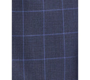 Kenneth Cole Mens Slim fit Suit Jacket Blazer 42 R Blue Windowpane