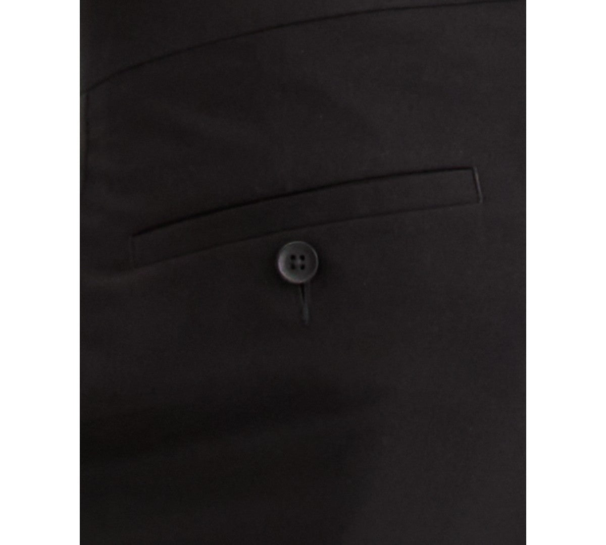 Kenneth Cole Mens Slim fit Tuxedo Pants 38 / 29 Black Solid