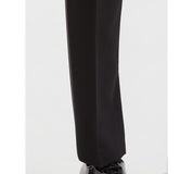 Kenneth Cole Mens Slim fit Tuxedo Pants 38 / 29 Black Solid