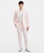 Tommy Hilfiger Mens Modern fit Seersucker Sport Coat Blazer 40 S Pink White