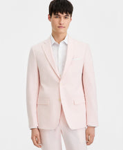 Tommy Hilfiger Mens Modern fit  Cotton Sport Coat Blazer 44 S Pink Striped