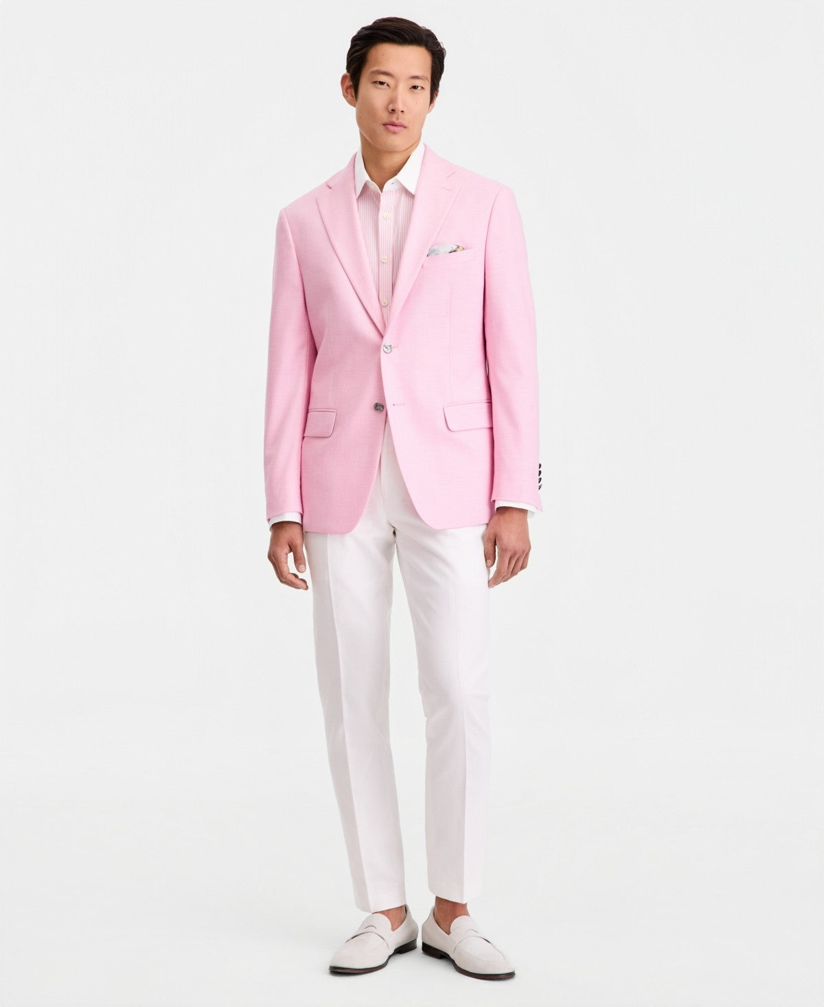 Tallia Mens Slim fit Sport Coat Blazer 50 R Pink