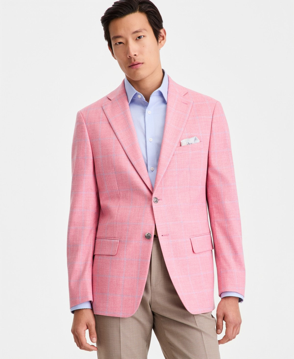 Tallia Mens Slim fit Sport Coat Blazer 42 L Red