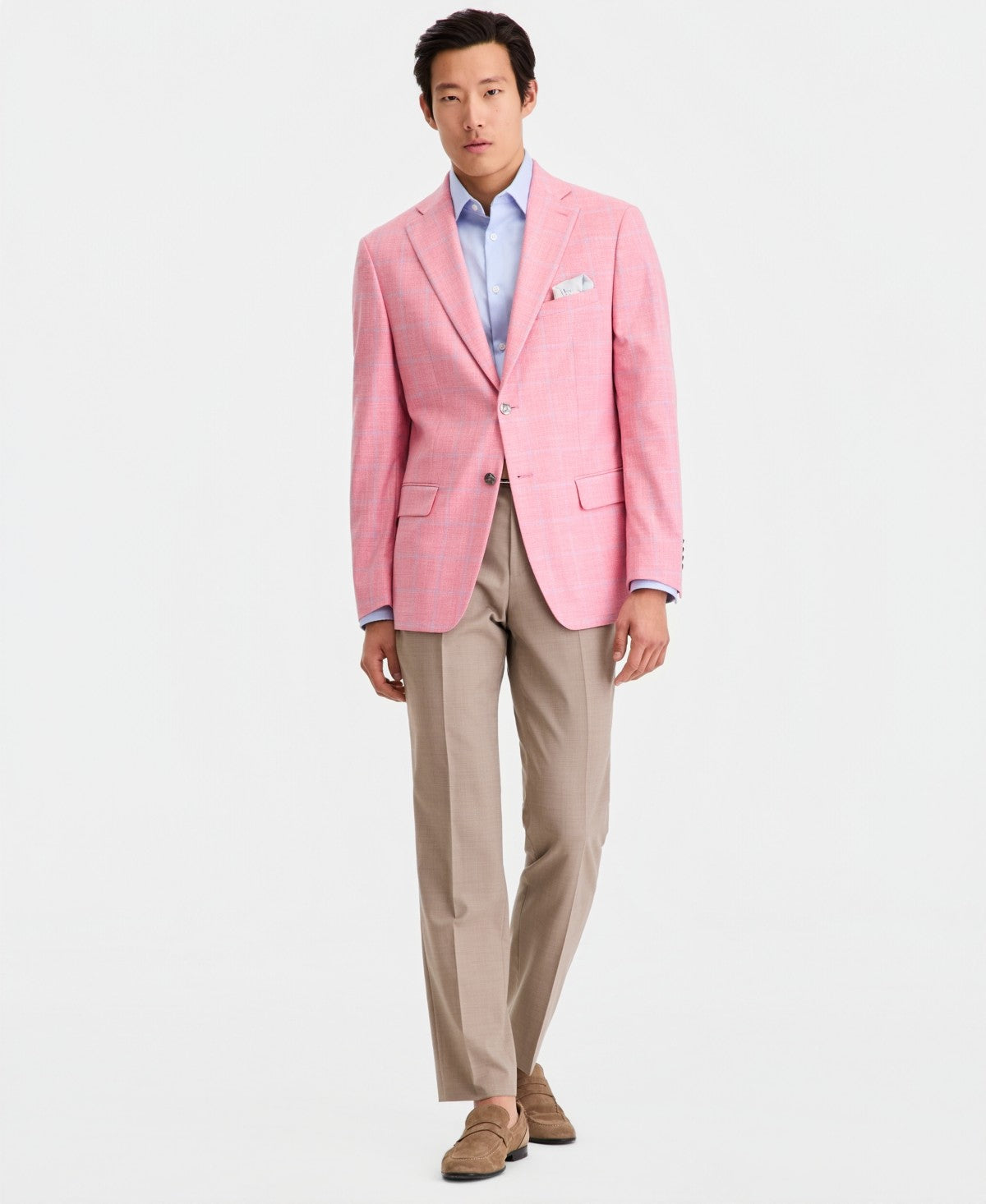 Tallia Mens Slim fit Sport Coat Blazer 42 L Red