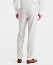 Michael Kors Mens Classic fit Linen Dress Pants 42 / 30 Heather Gray Linen Solid
