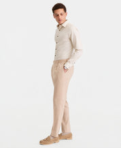 Michael Kors Mens Classic fit Linen Dress Pants 36 / 30 Beige Solid