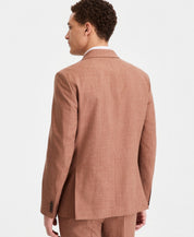 Tommy Hilfiger Mens Modern fit Wool Linen Suit Jacket Blazer 42 R Rust Solid