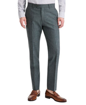 Tommy Hilfiger Mens Modern fit Wool Linen Dress Pants 36 / 30 Green Solid